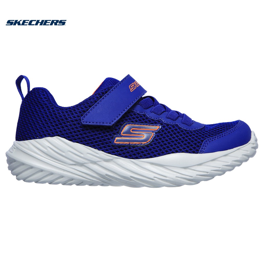 Giày sneaker quai dán bé trai SKECHERS Nitro Sprint 400083L-BLOR