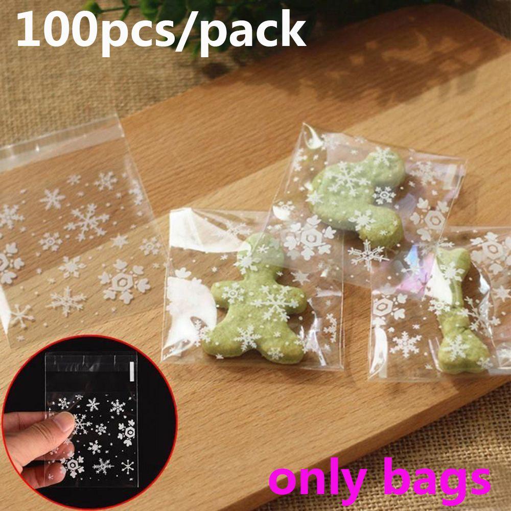 Set 100 Túi Đựng Kẹo Tự Dính Trang Trí Tiệc Cưới