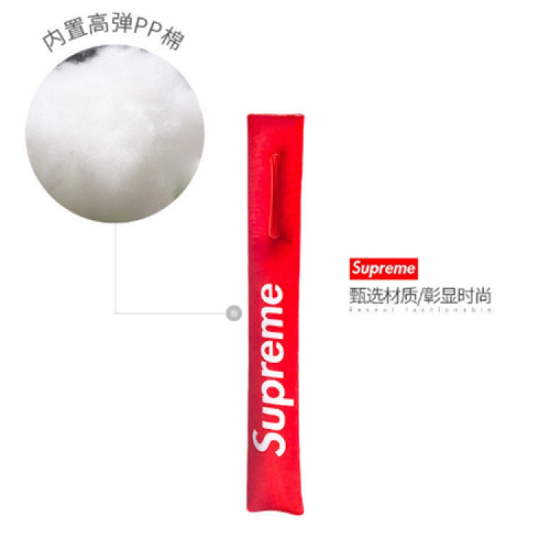 Đệm Xốp Gắn Khe Hở Ghế Ngồi Xe Hơi In Chữ Supreme Chống Rò Rỉ Tiện Dụng