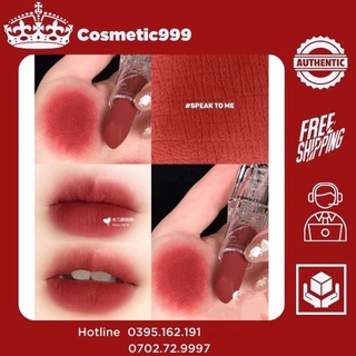 Son 3ce clear layer edition, son thỏi 3ce chính hãng lì mịn đỏ đất, đỏ lạnh Cosmetic999