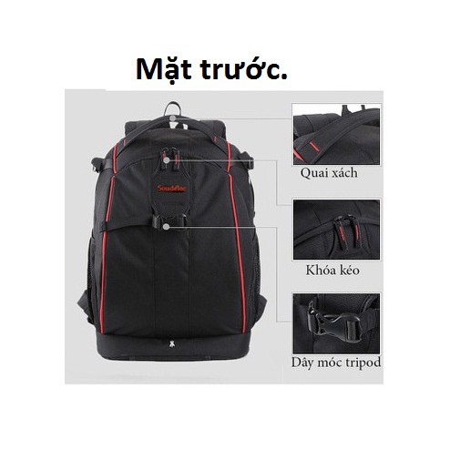 Balo máy ảnh soudelor flipside 400