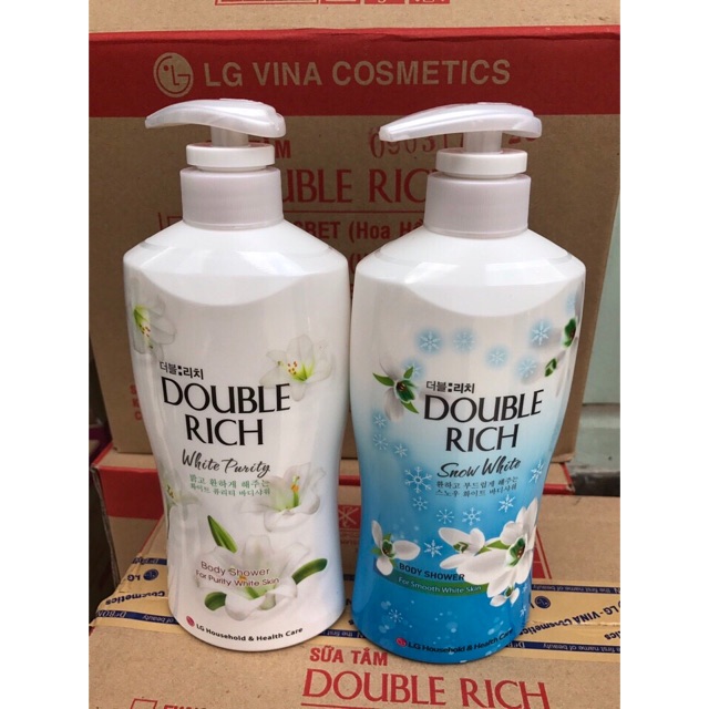 Sữa tắm Double Rich hương hoa 550g