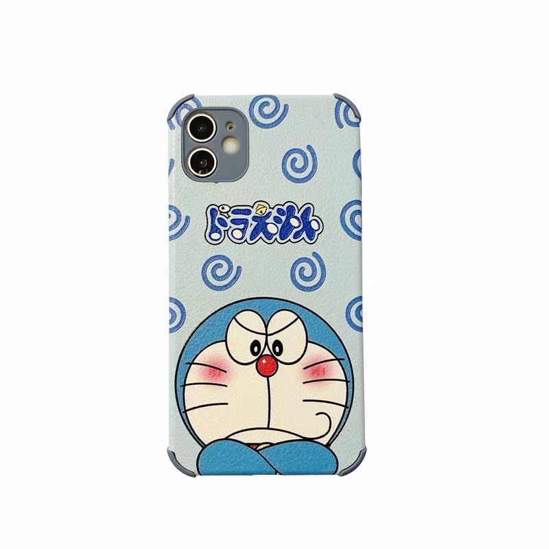 Ốp điện thoại silicon hình Doraemon cho iPhone 12 Pro Max 12 Mini 11 Pro Max Xs Max Xr 7 8 Plus VIVO V15 S1 Pro V9 Y70S Y50 Y17 Y91C