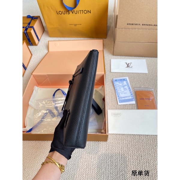 Túi xách Lv clutch sz 27 chất da thật