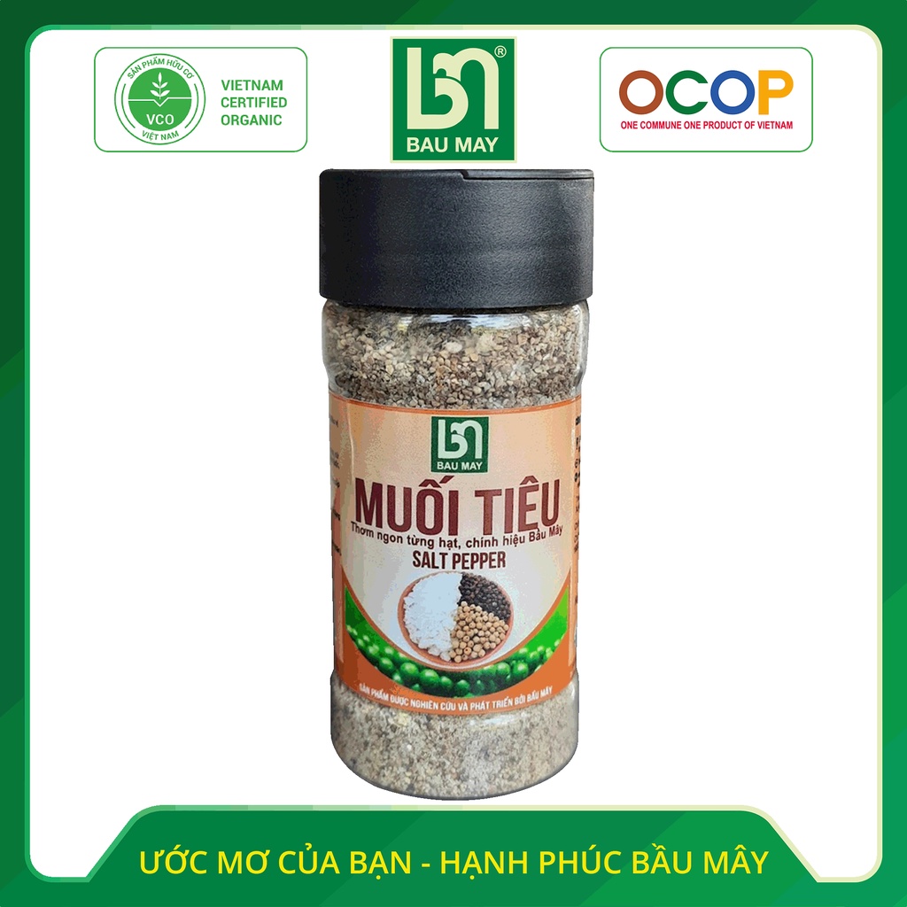 Muối Tiêu Hữu Cơ BẦU MÂY 100Gr