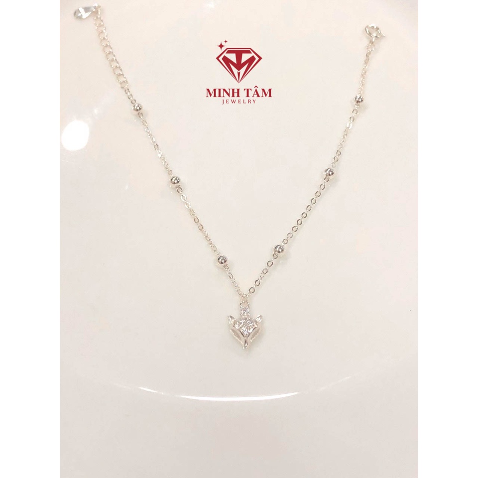 Lắc tay bạc nữ hồ ly tình duyên phối bi bạc S925 Minh Tâm Jewelry