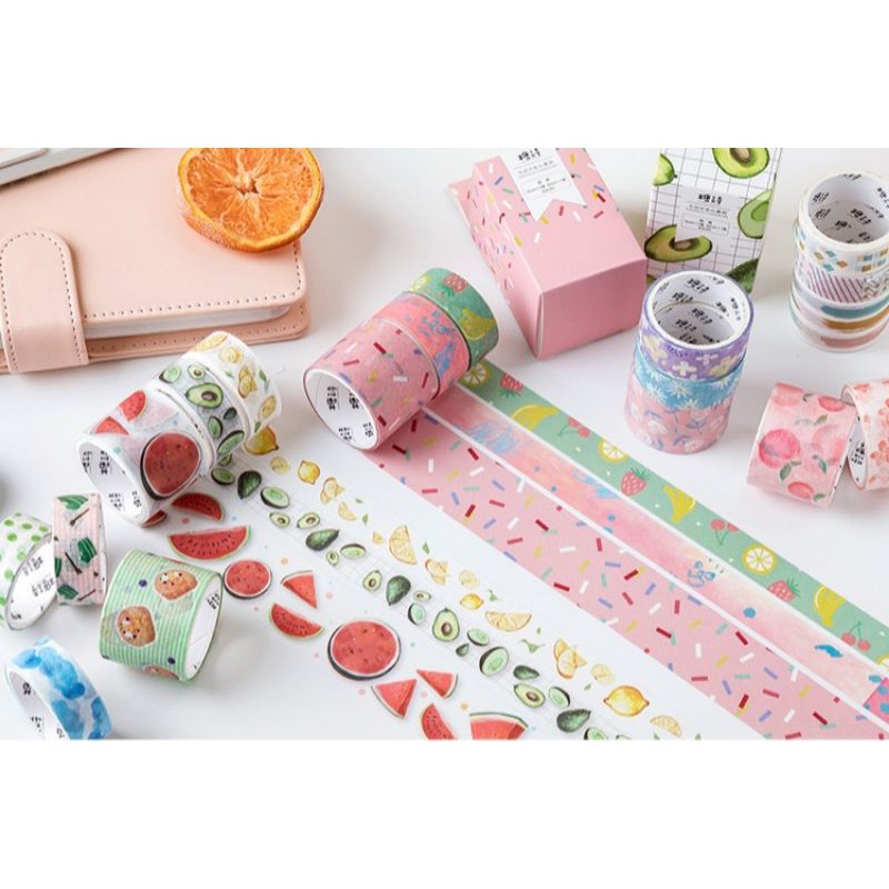 Set 3 cuộn băng dính washi tape 1439