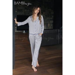 Bộ lụa mặc nhà cao cấp BAMBI by Yen - 1044