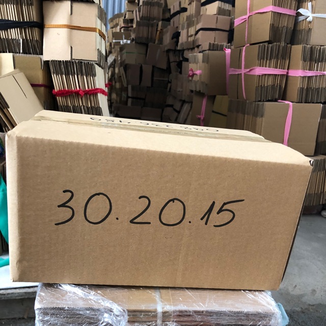 30x20x15 hộp carton đóng hàng giá rẻ