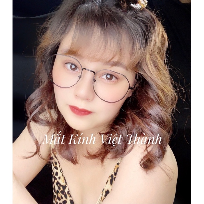 gọng kính cận thời trang giá rẻ kính cận kim loại mẫu mới 2021