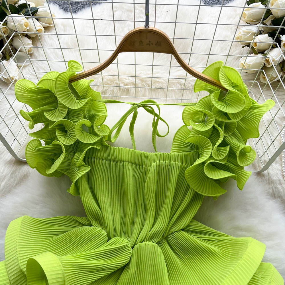 Áo xếp ly tay bèo hàng loại đẹp y hình  300822