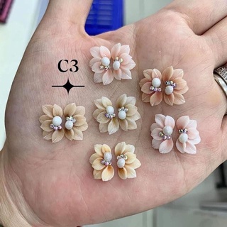 Cúc ruby gắn móng tay, hoa gắn móng tay, hoa bột nail, hoa bột mỹ