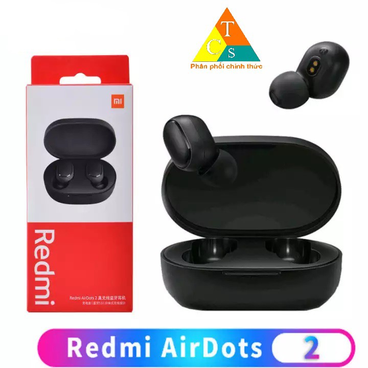[Mã SKAMCLU9 giảm 10% đơn 100K] Tai nghe không dây Xiaomi Redmi Airdots 2 Bluetooth True Wireless