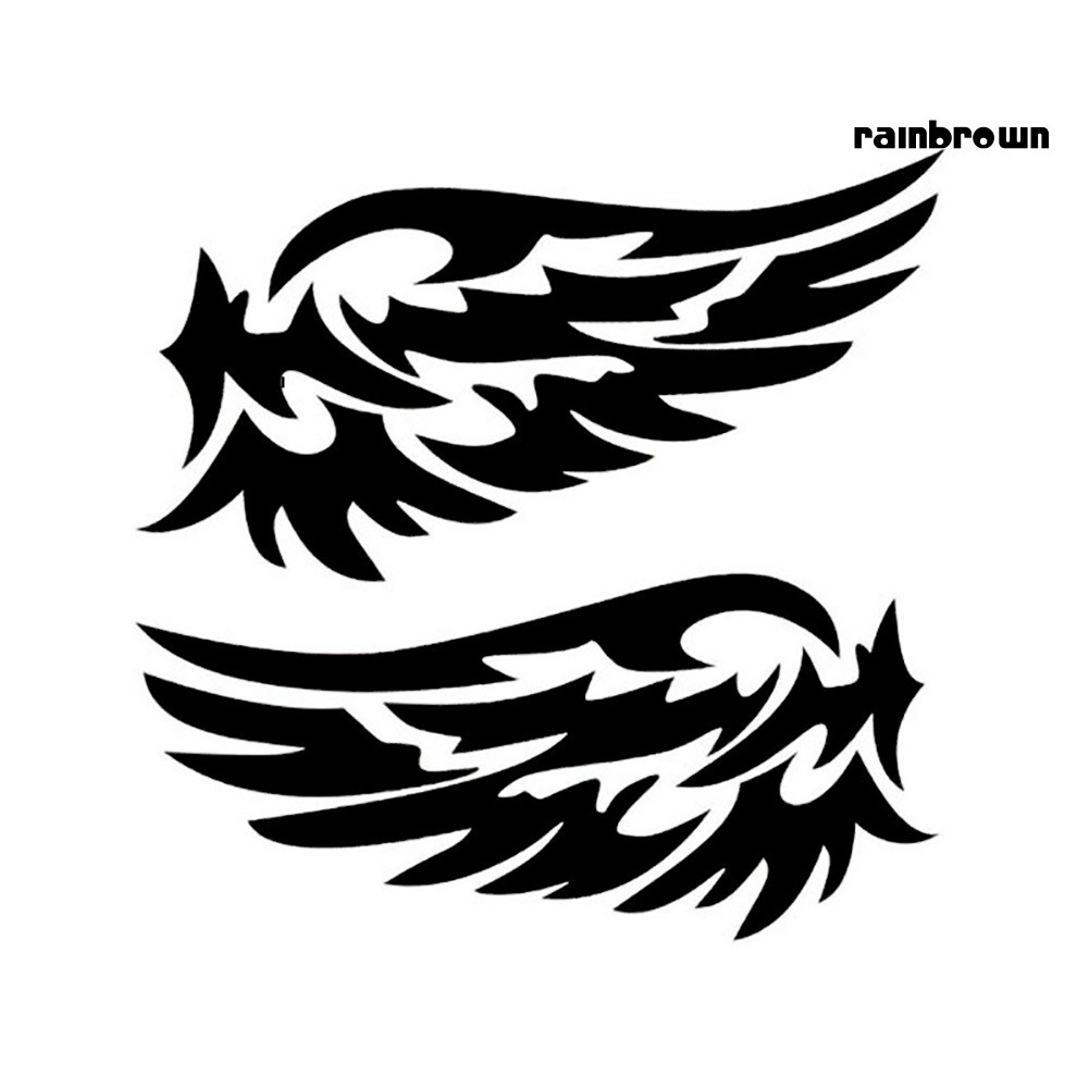 2 Nhãn dán xe hơi ở kích chiếu hậu hình lồng vũ thời trang