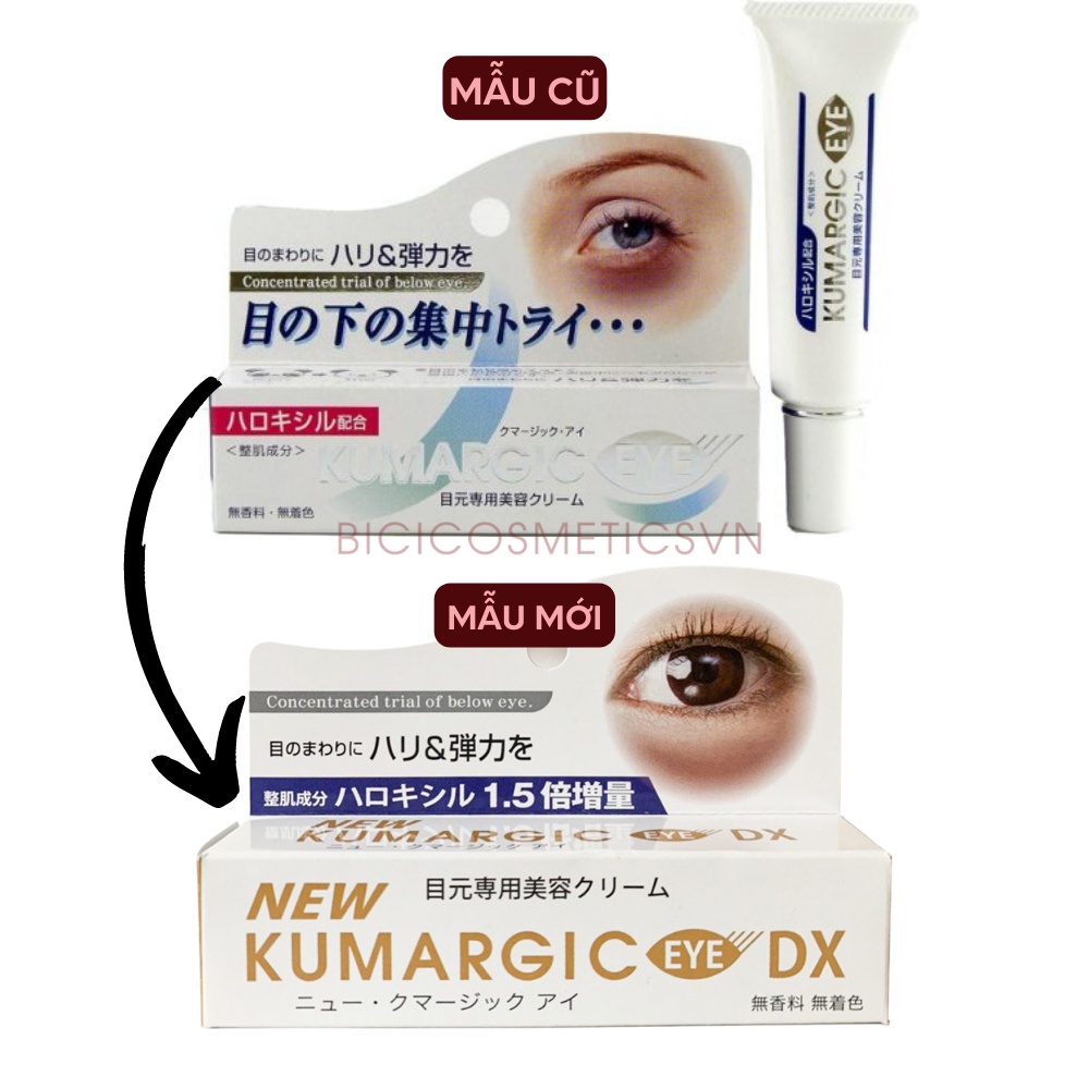Kem Dưỡng Giảm Quầng Thâm Mắt New Kumargic Eye DX Nhật Bản 20g