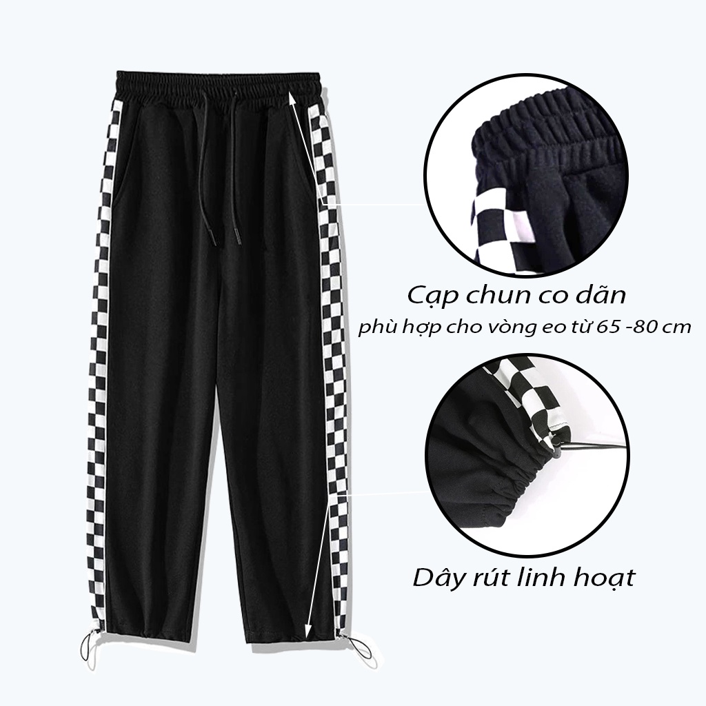 Quần Jogger nam unisex ống rộng thể thao track pants Qt.house