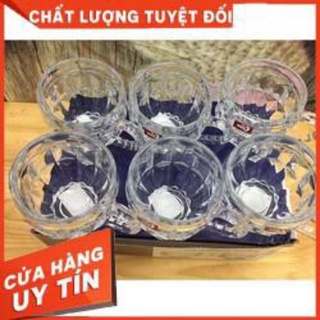 Bộ 6 cốc thủy tinh có quai