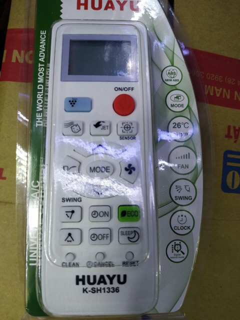 REMOTE ĐIỀU KHIỂN MÁY LẠNH ĐIỀU HOÀ SHARP HÀNG HỘP HUAYU!