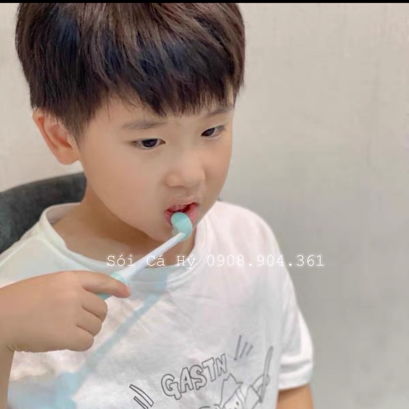 ⚡️Bàn chải đánh răng trẻ em 3 mặt⚡️2-15tuổi