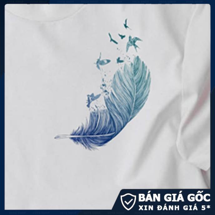 Áo thun nam đẹp - chất mát in 3D Lông Vũ ở ngực | BigBuy360 - bigbuy360.vn