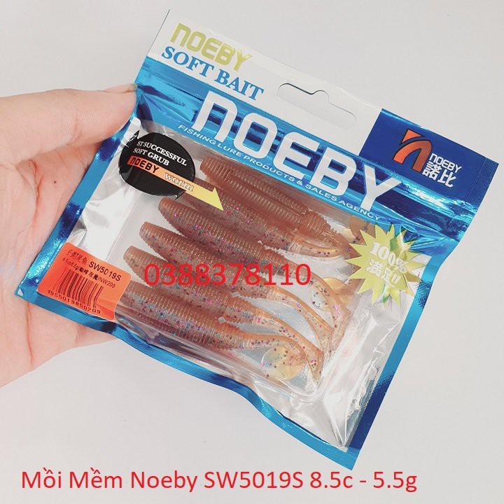 Mồi Mềm Noeby SW5019S 8.5c - 5.5g, Mồi Giả Câu Lure