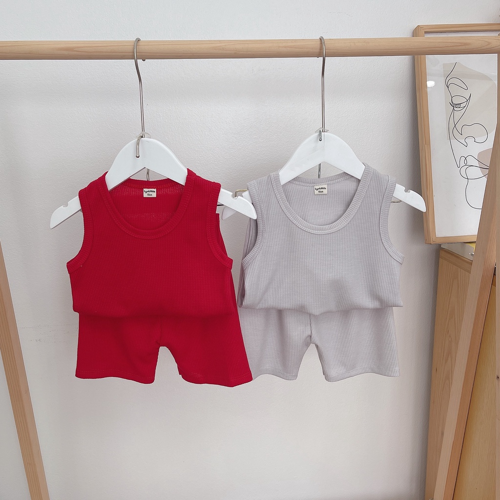 BỘ COTTON TỔ ONG BÉ TRAI SIÊU ĐẸP