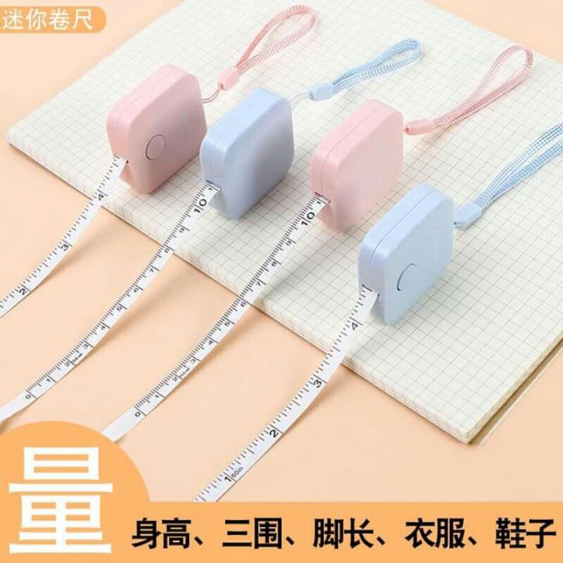 Thước dây mini deli, dùng trong may đo!