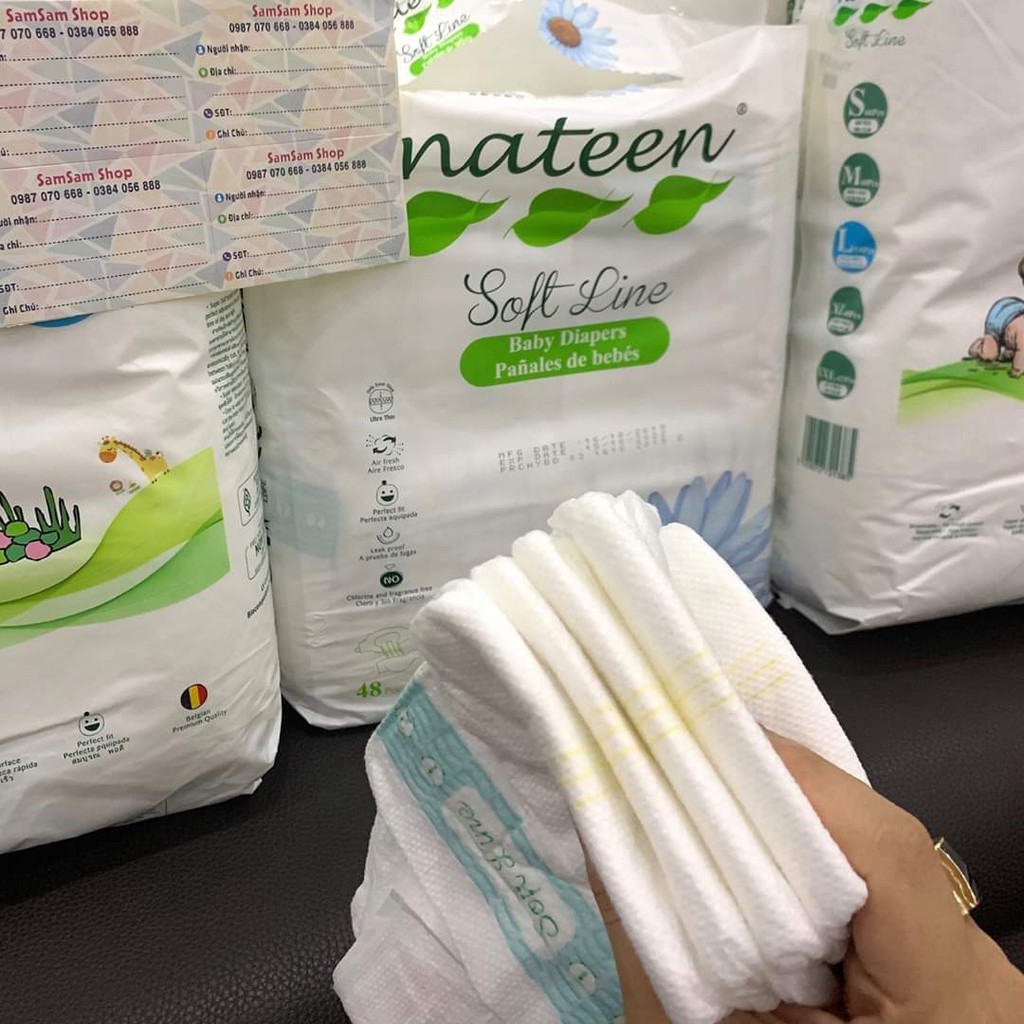 Miếng Dùng Thử  Bỉm NATEEN Cao Cấp Nhập Khẩu Bỉ đủ size Sd56/Md48/Ld44/Lq54/XLq48/XXL42 | BigBuy360 - bigbuy360.vn