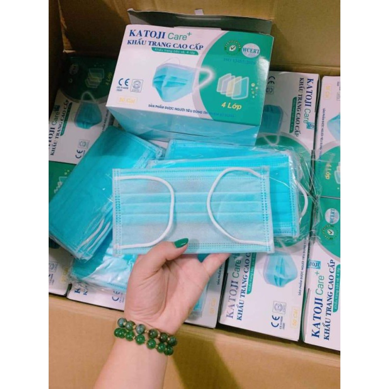 khẩu trang y tế katoji care kháng khuẩn (1 hộp 50 cái) | BigBuy360 - bigbuy360.vn