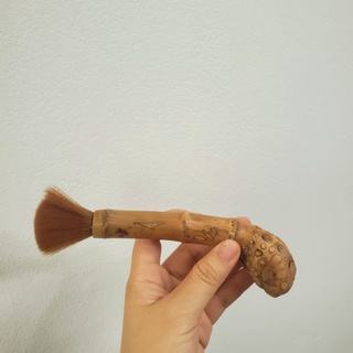 Gáo trúc múc nước pha trà cán dài