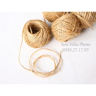 Dây cói treo ảnh, trang trí (cuộn 10m)