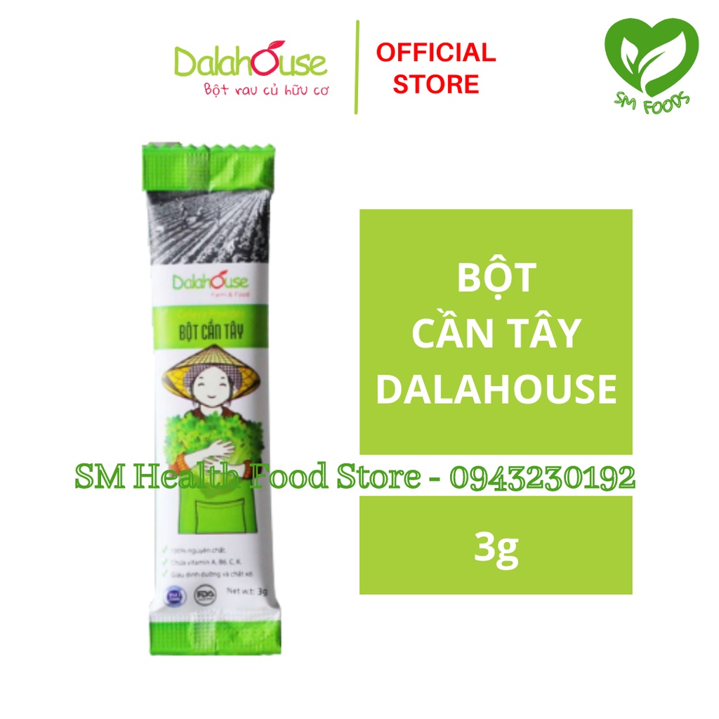 Bột Cần Tây Sấy Lạnh Nguyên Chất Dalahouse 3g