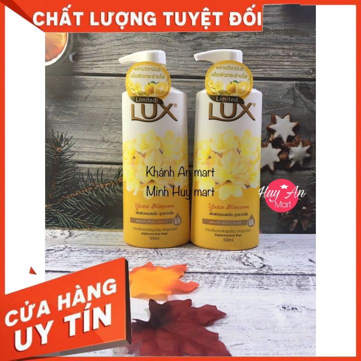 Sữa tắm Lux Thái Lan ⚡HÀNG NỘI ĐỊA⚡ dung tích 500ml. Sữa tắm trắng da Lux hương nước hoa mang lại cảm giác quý phái