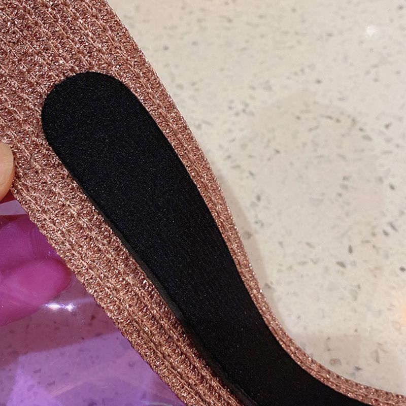 Mũ Che Nắng Hở Chóp Màu Trong Suốt Lấp Lánh Thời Trang Đi Biển Cho Nữ