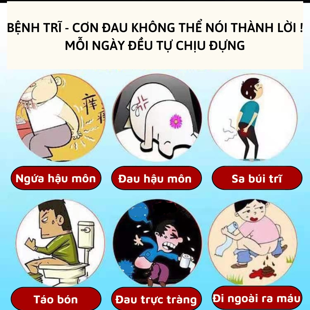 Kem bôi trĩ cấp tốc giảm đau búi trĩ cho người mắc trĩ lâu năm, dứt điểm tình trạng sa búi trĩ, đau do trĩ, ngứa hậu môn