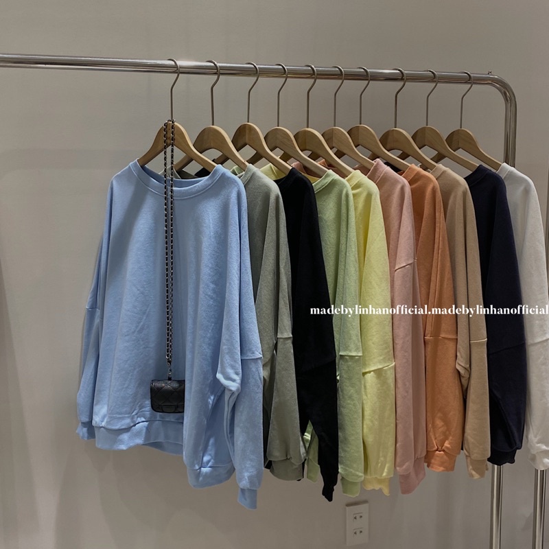 Áo sweater cổ tròn trơn (byMarco) | BigBuy360 - bigbuy360.vn