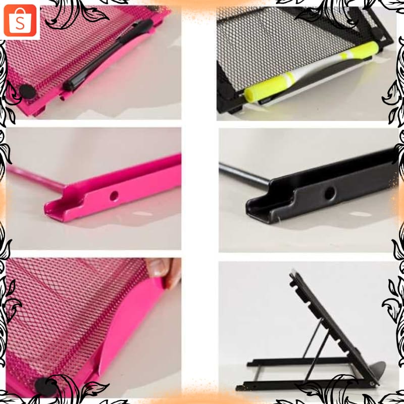 Giá Đỡ Máy Tính Bảng / Laptop Màu Đen Có Thể Mang Đi Tiện Dụng | BigBuy360 - bigbuy360.vn