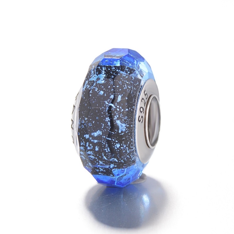 CHARM PAN ALE THUỶ TINH NHIỀU MÀU BẠC S925 THUẦN KHIẾT HÀNG CAO CẤP