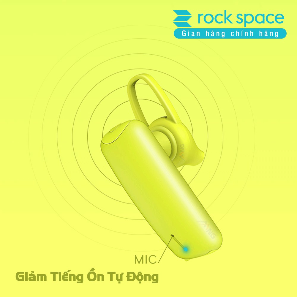 Tai nghe không dây đơn chống ồn Rockspace bluetooth Candy dành cho iphone, Samsung, Xiaome