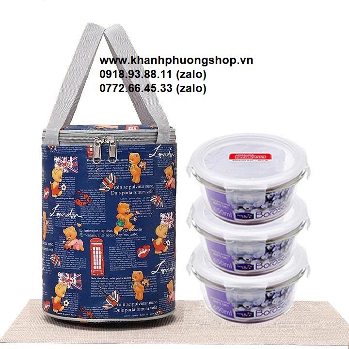 Túi đựng cơm giữ nhiệt - túi giữ nhiệt hộp cơm