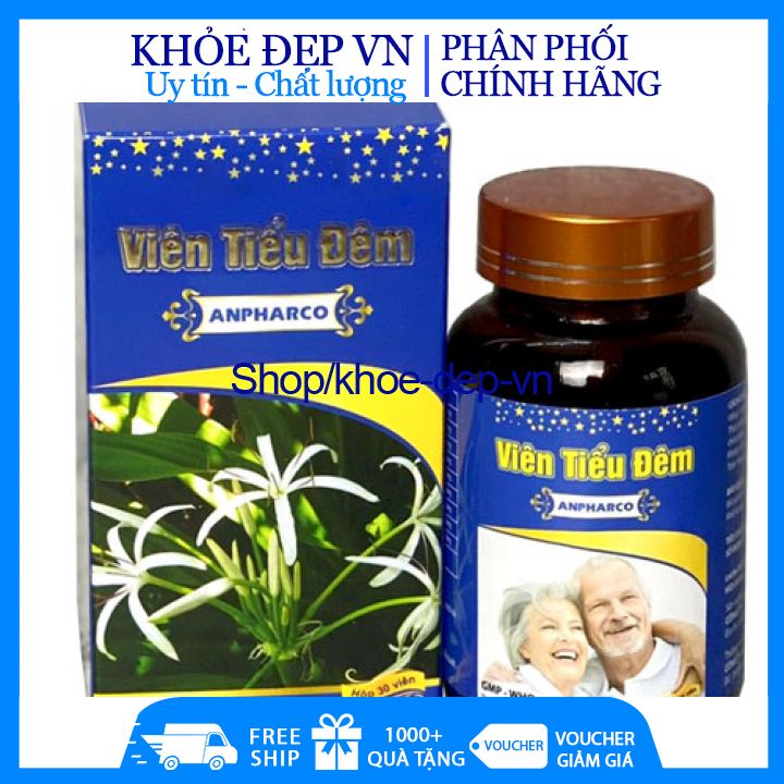 Viên tiểu đêm giúp ngừa tiểu đêm , tiểu nhiều lần , giúp bổ thận hộp 30 viên