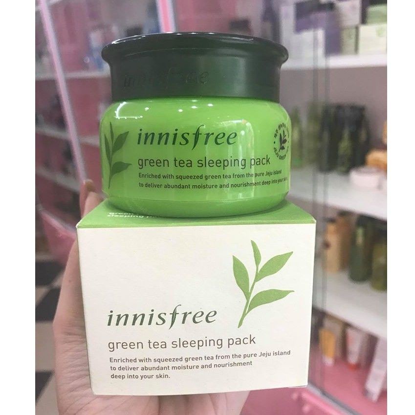 MẪU MỚI - Mặt Nạ Ngủ INNISFREE GREEN TEA SLEEPING PACK - HÀNG CHUẨN AUTH