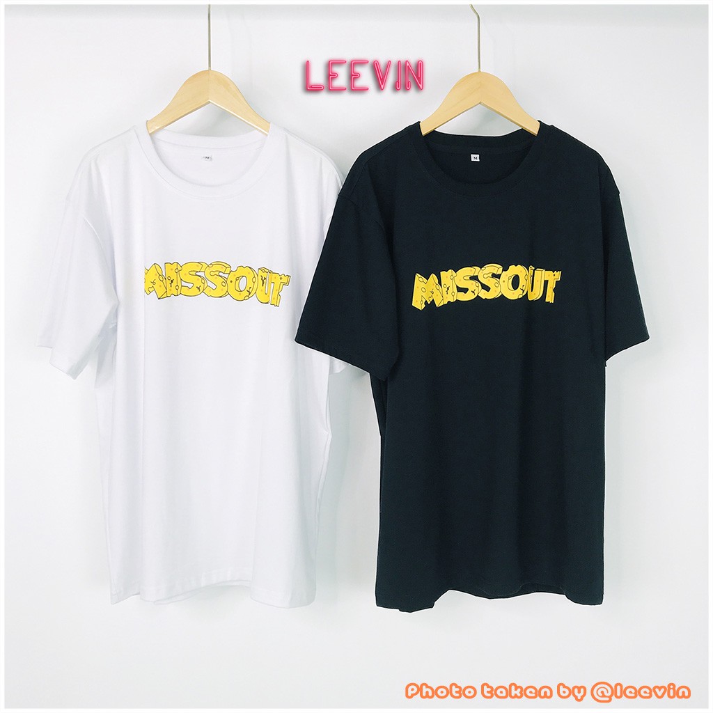 Áo thun Unisex MISSOUT CHUỘT Run For Life form rộng (Hình thật kèm Video) [TE-MI01] LEEVIN | BigBuy360 - bigbuy360.vn