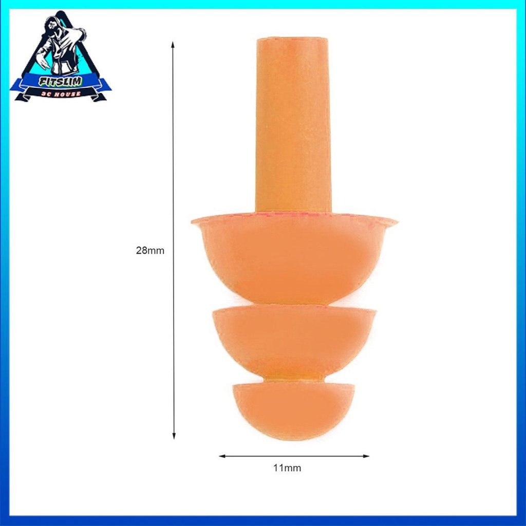 Cặp nút nhét tai chống ồn bằng chất liệu silicon
