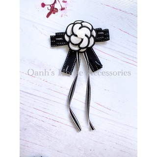 Tag cài áo phối hoa sang chảnh Kt 13cm