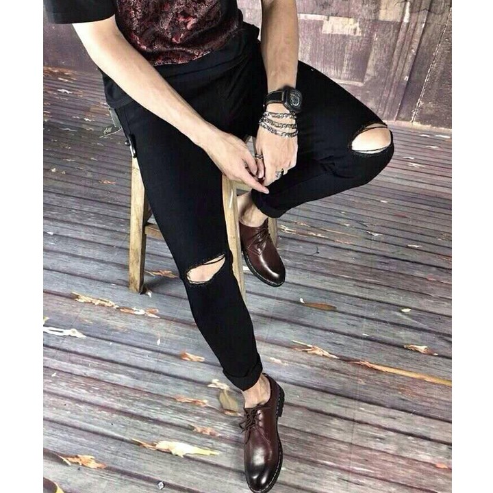 Quần Jean Nam Cotton Co Giãn Mềm Mịn Phom Ôm Dáng Hàn