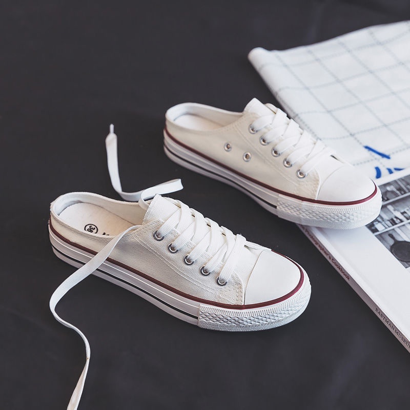 Jiashucheng Giày Lười Vải Canvas Chống Trượt Thời Trang Mùa Hè 2023 Phong Cách Mới Cho Nữ