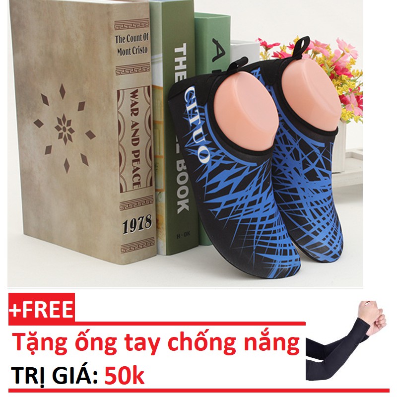 Giày thể thao đi biển, dã ngoại, du lịch, giày tập Yoga + tặng kèm găng tay chống nắng trị giá 50k