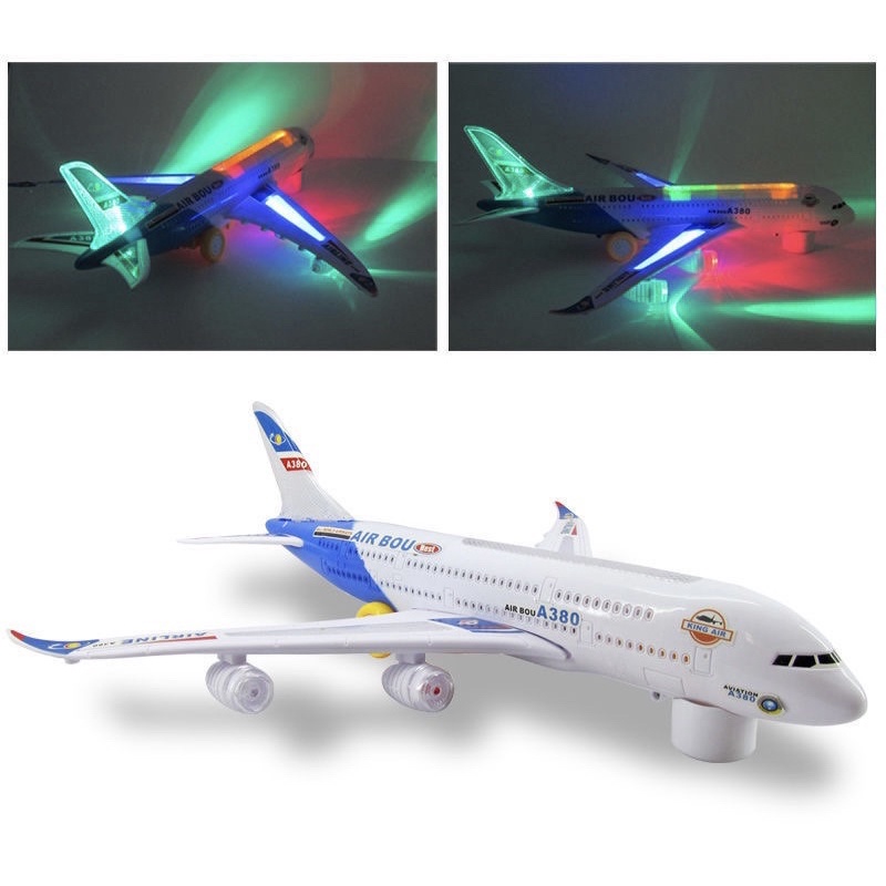 Máy Bay Đồ Chơi boeing 787 Chạy Pin Có Đèn Led Và Âm Thanh