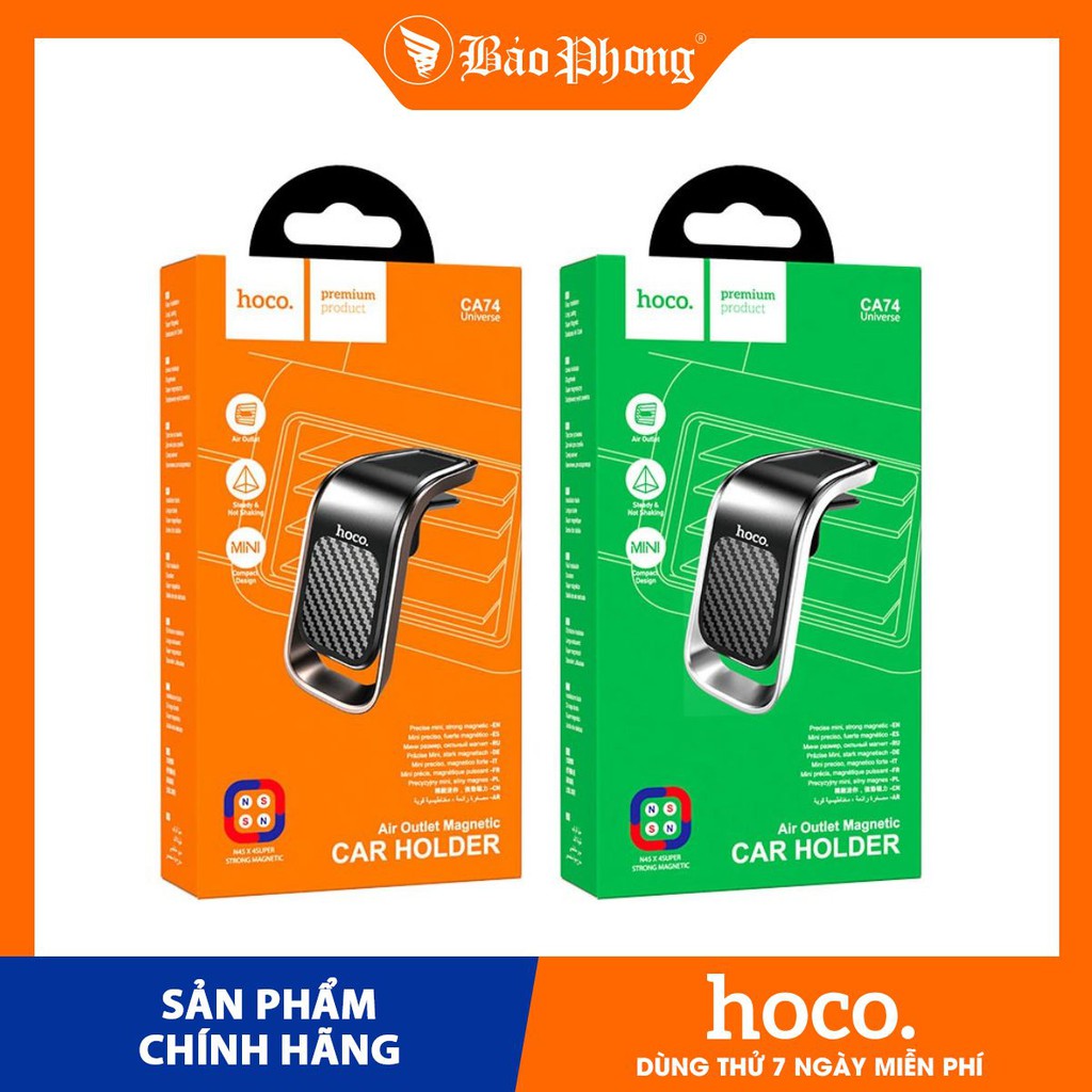 Giá đỡ điện thoại từ tính HOCO CA74 Dành cho điện thoại iPhone iP Xiaomi Huawei Samsung Oppo Realme giá rẻ bền đẹp